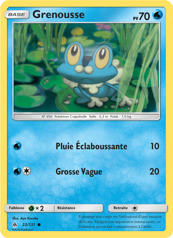 Grenousse, carta 22 de Lumière Interdite