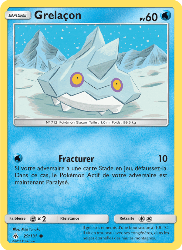 Lumière Interdite の 29 番、Grelaçon