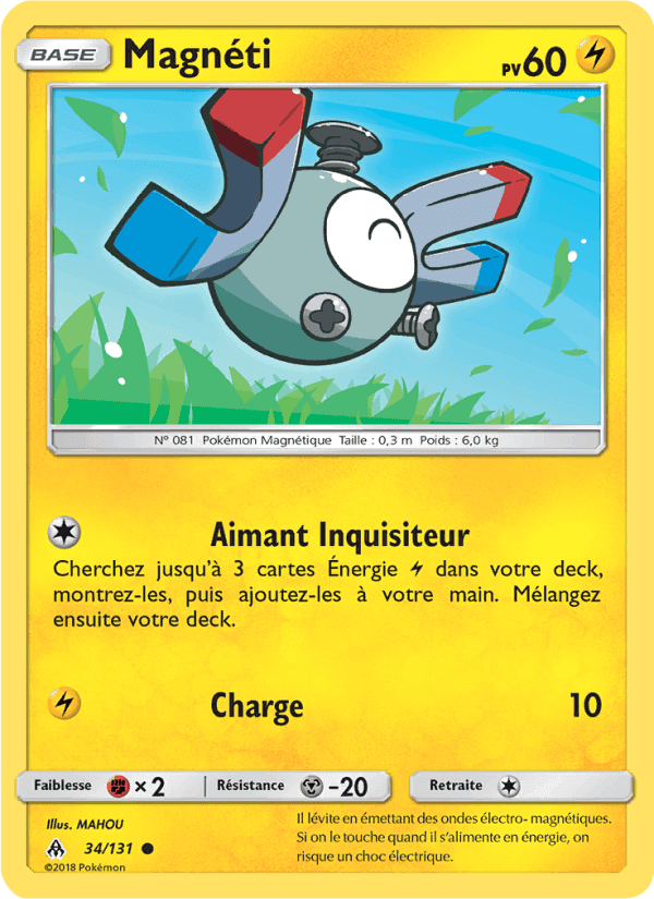 Lumière Interdite の 34 番、Magnéti