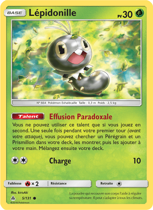 Lépidonille, carta 5 di Lumière Interdite