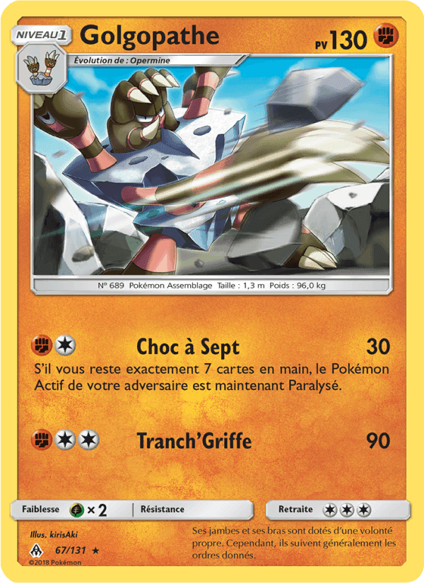 Golgopathe, card 67 from Lumière Interdite