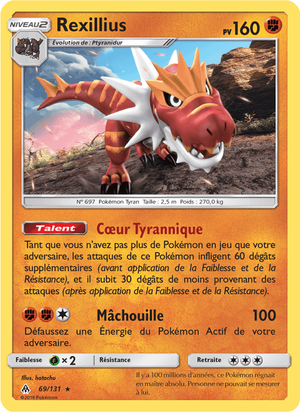 Rexillius, carte 69 de Lumière Interdite