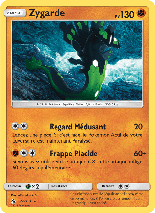 Zygarde, card 72 from Lumière Interdite