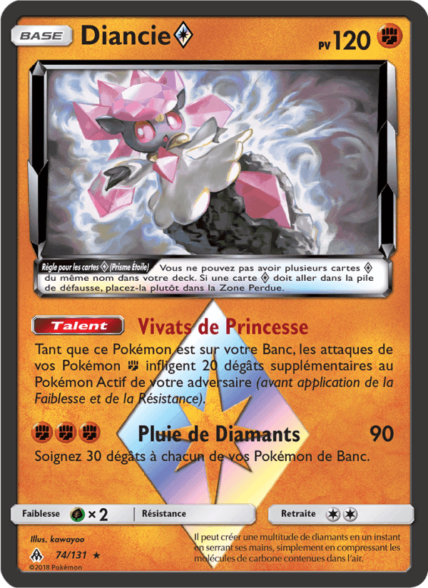 Diancie ◇, carta 74 di Lumière Interdite