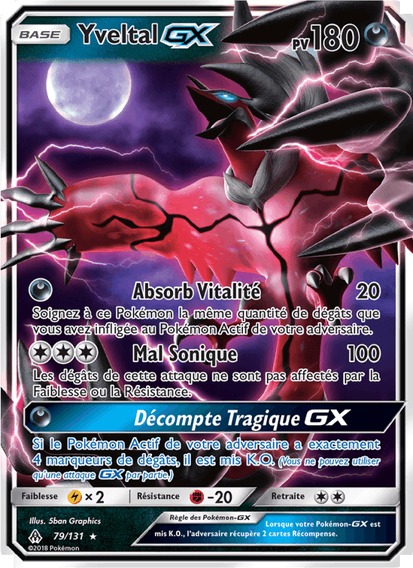 Yveltal GX, card 79 from Lumière Interdite