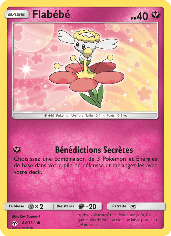 Flabébé, carta 84 di Lumière Interdite