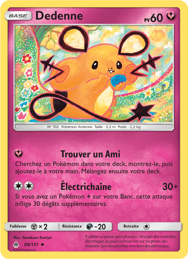 Dedenne, carte 88 de Lumière Interdite