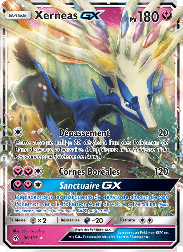 Xerneas GX, carte 90 de Lumière Interdite