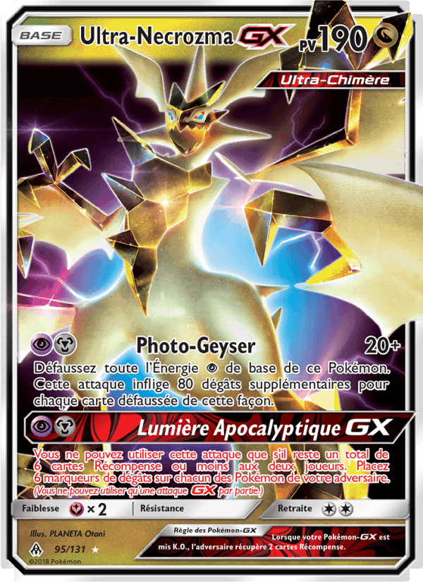 Ultra-Necrozma GX, carte 95 de Lumière Interdite