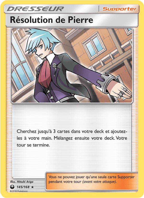 Résolution de Pierre, card 145 from Tempête Céleste