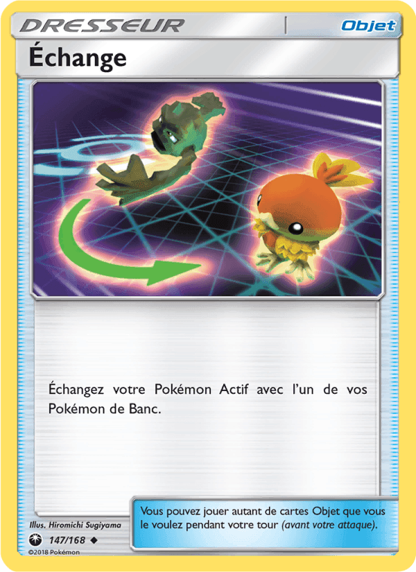 Échange, carte 147 de Tempête Céleste