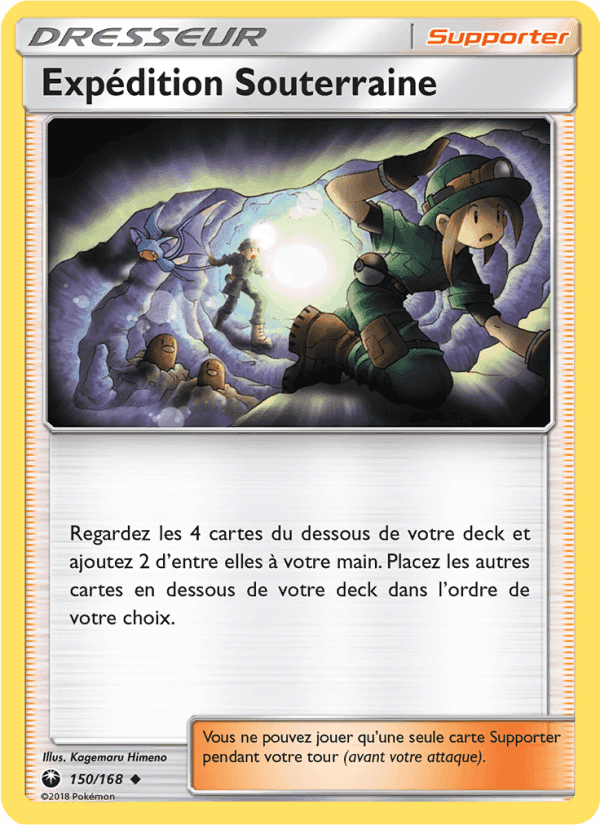Expédition Souterraine, carta 150 de Tempête Céleste