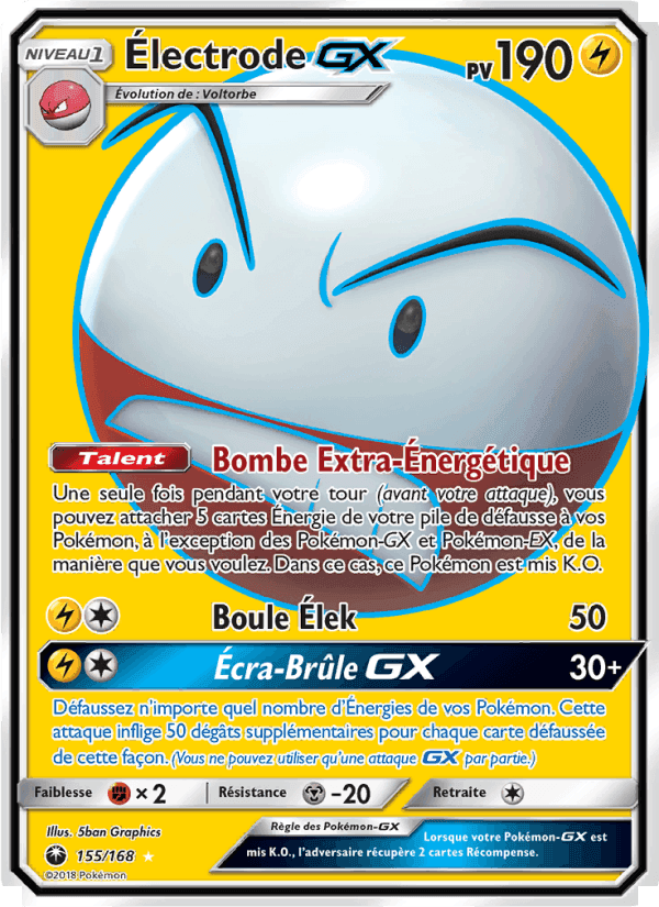 Électrode GX, card 155 from Tempête Céleste