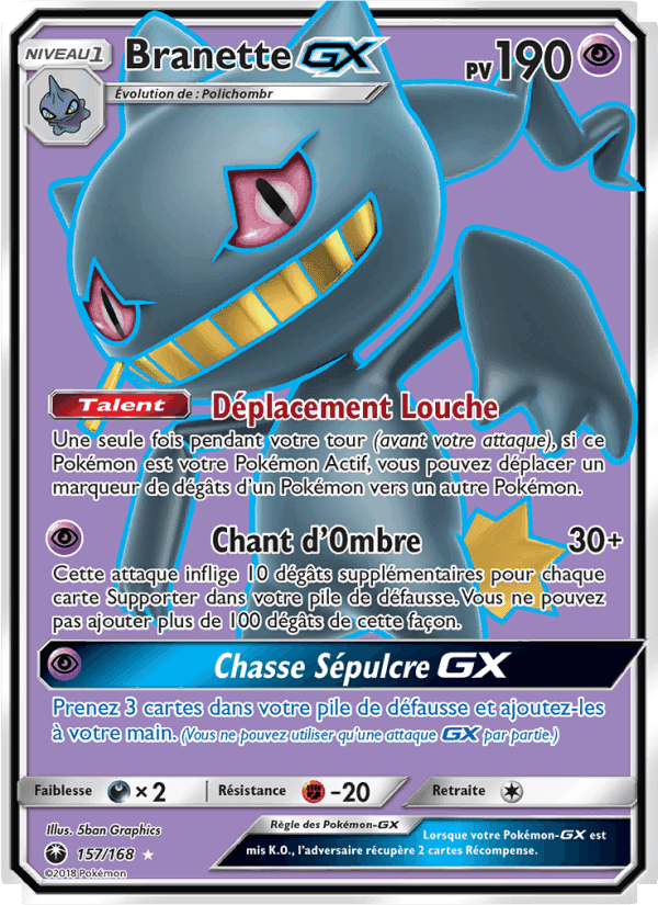 Branette GX, carta 157 di Tempête Céleste