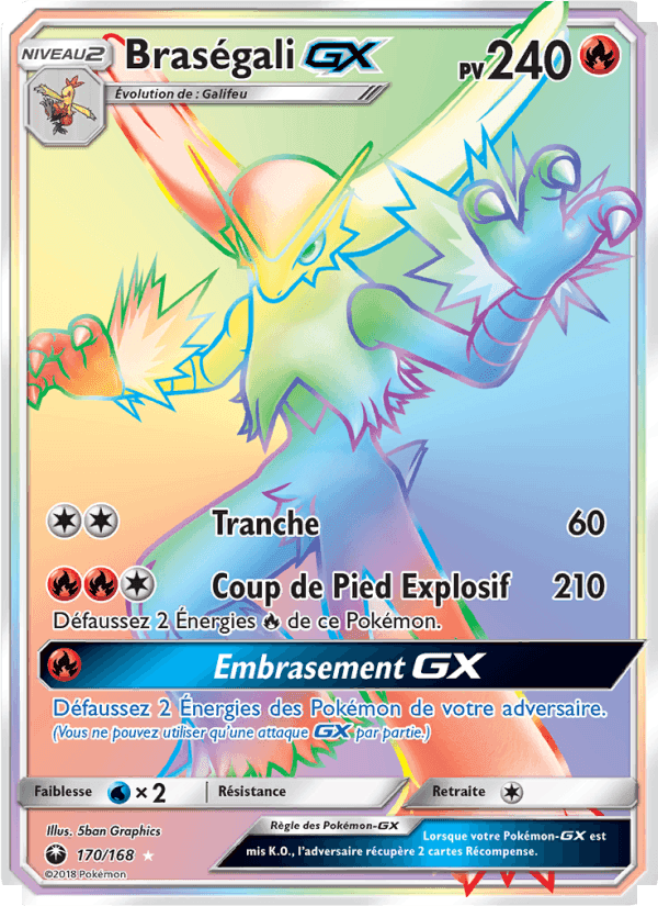 Braségali GX, card 170 from Tempête Céleste