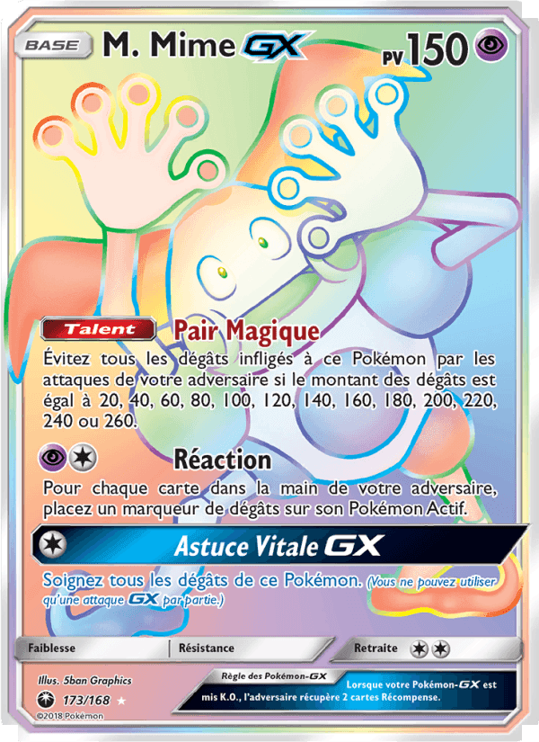 M. Mime GX, card 173 from Tempête Céleste