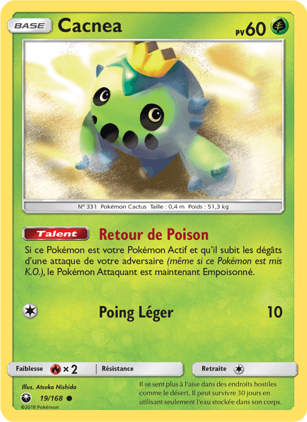 Cacnea, carta 19 de Tempête Céleste