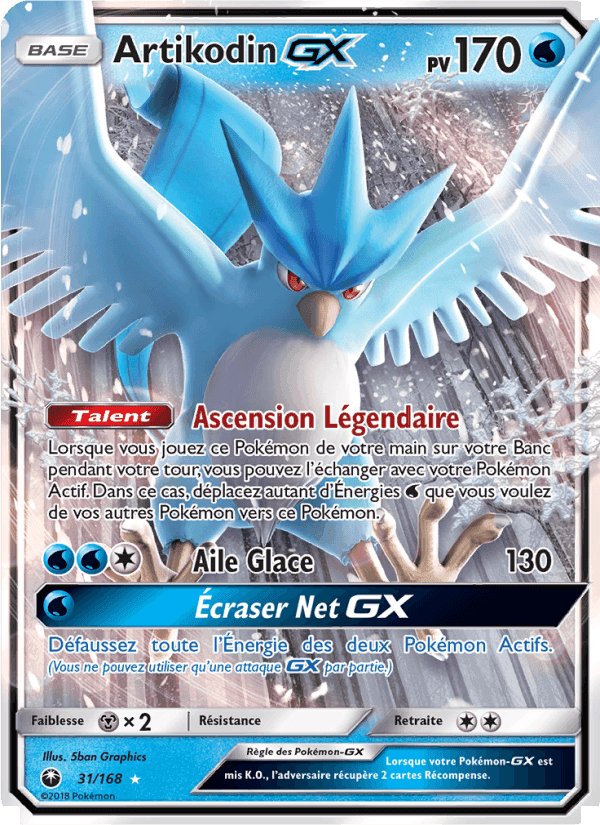 Artikodin GX, carte 31 de Tempête Céleste