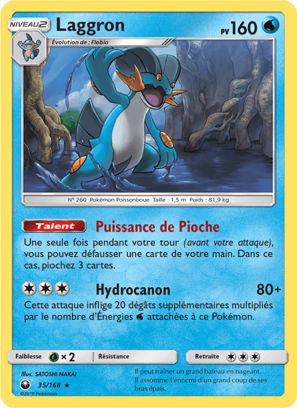 Laggron, carta 35 di Tempête Céleste