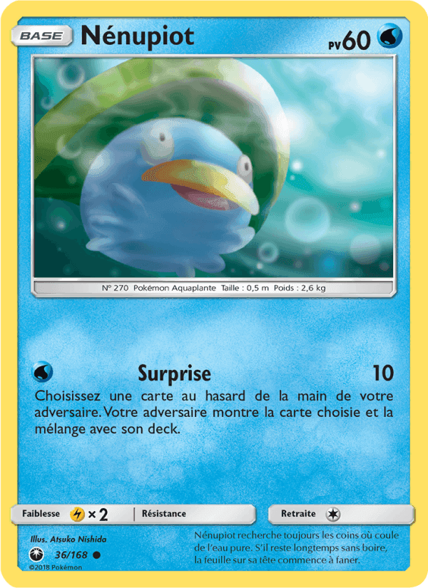 Nénupiot, card 36 from Tempête Céleste