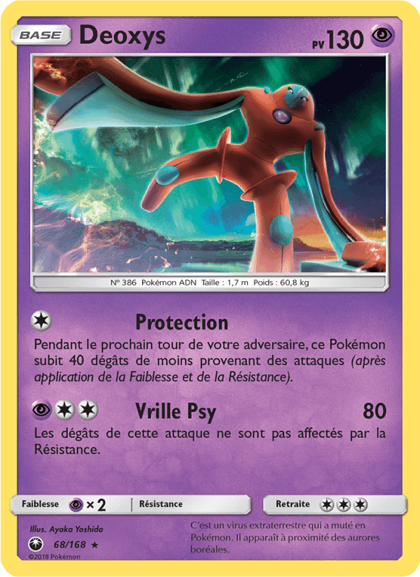 Tempête Céleste の 68 番、Deoxys