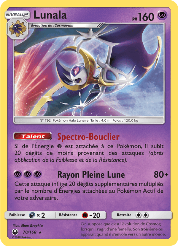 Lunala, card 70 from Tempête Céleste