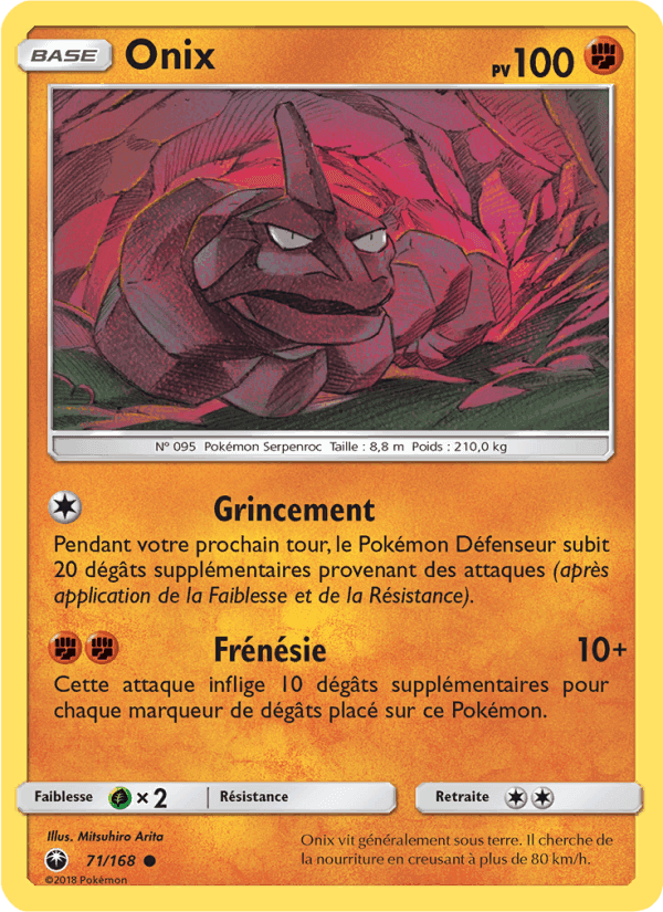 Onix, carte 71 de Tempête Céleste