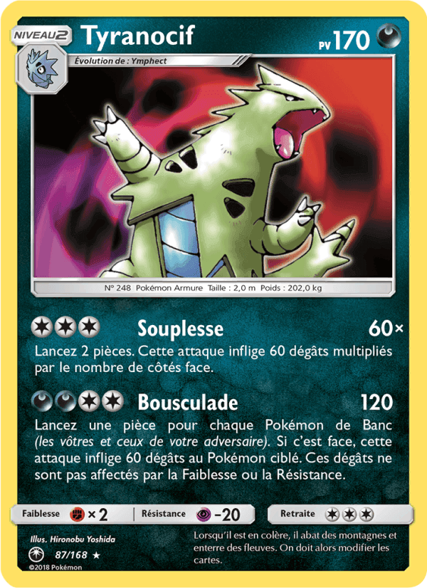 Tyranocif, carte 87 de Tempête Céleste