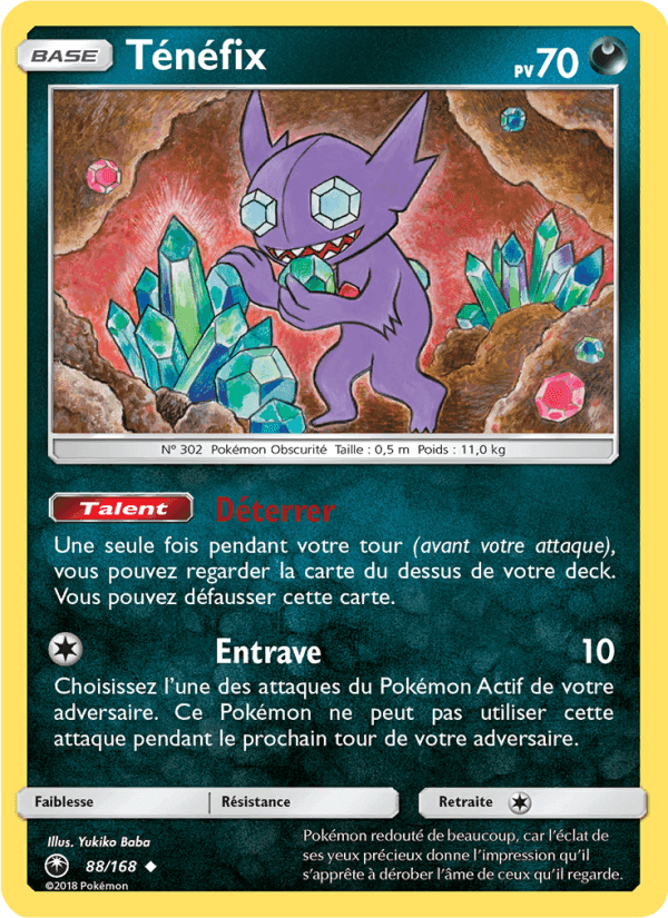 Ténéfix, card 88 from Tempête Céleste