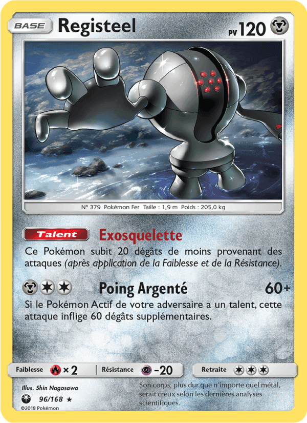 Registeel, carta 96 de Tempête Céleste