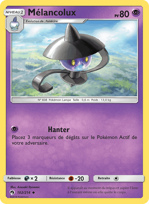 Mélancolux, card 102 from Tonnerre Perdu