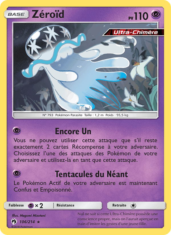 Zéroïd, carte 106 de Tonnerre Perdu