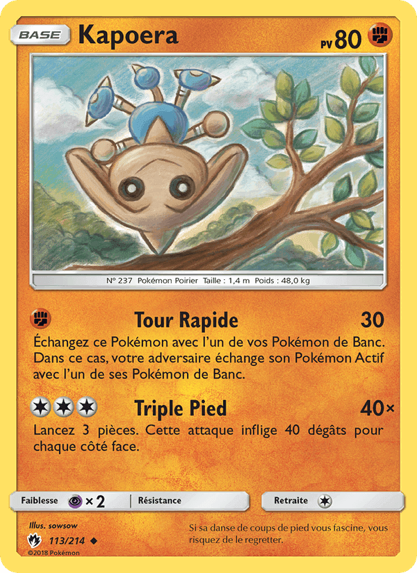 Kapoera, card 113 from Tonnerre Perdu