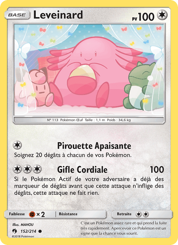 Leveinard, card 152 from Tonnerre Perdu