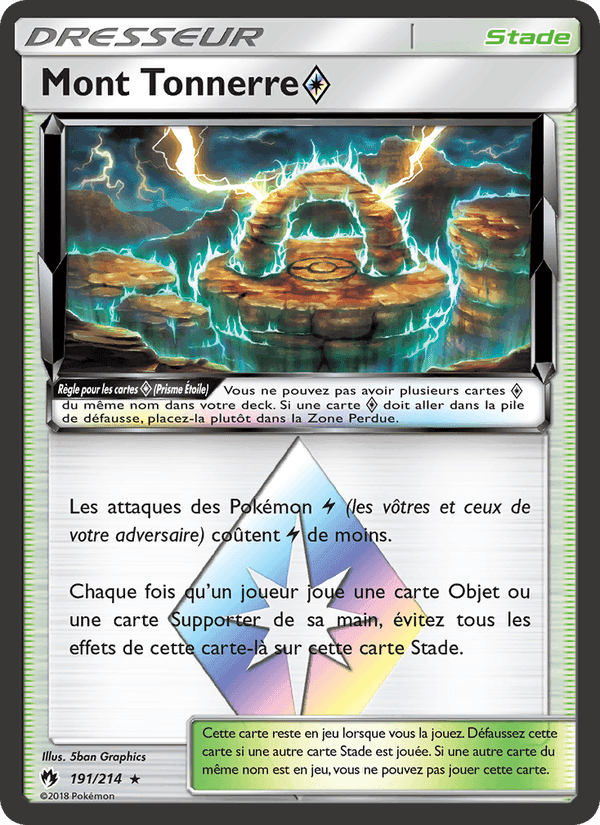 Mont Tonnerre ◇, carta 191 di Tonnerre Perdu