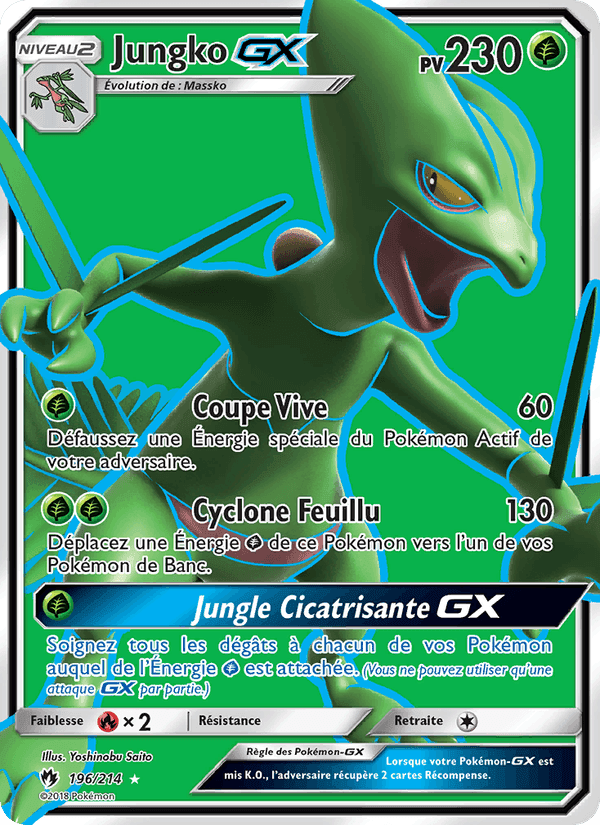 Jungko GX, card 196 from Tonnerre Perdu