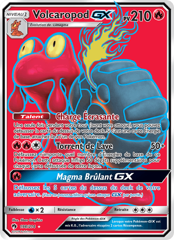 Volcaropod GX, card 198 from Tonnerre Perdu