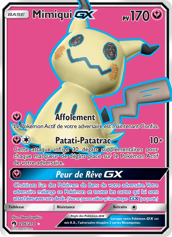Mimiqui GX, carte 206 de Tonnerre Perdu