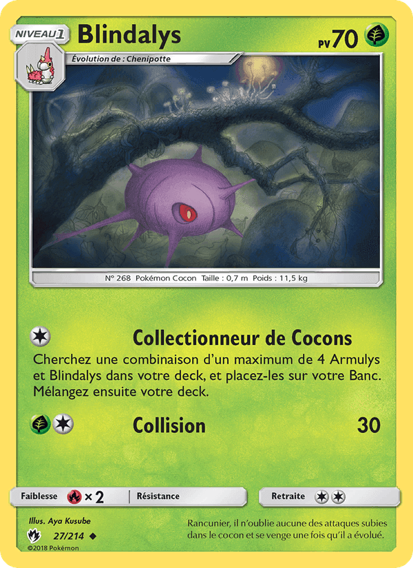 Blindalys, carte 27 de Tonnerre Perdu