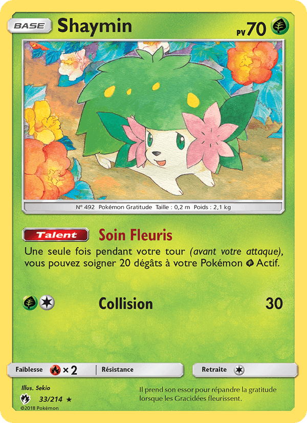Shaymin, carta 33 di Tonnerre Perdu
