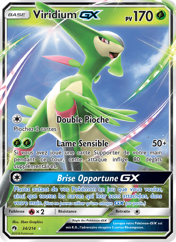 Viridium GX, carta 34 de Tonnerre Perdu