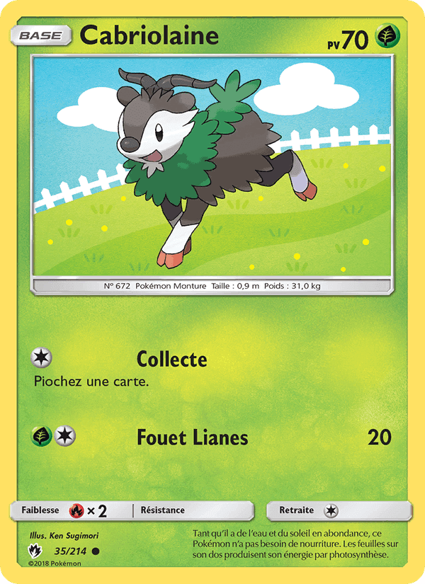Cabriolaine, card 35 from Tonnerre Perdu