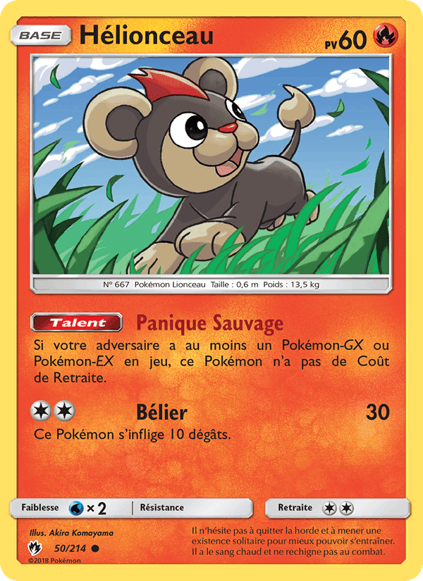 Hélionceau, carte 50 de Tonnerre Perdu