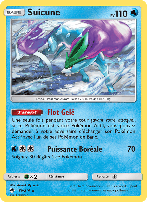 Tonnerre Perdu の 59 番、Suicune