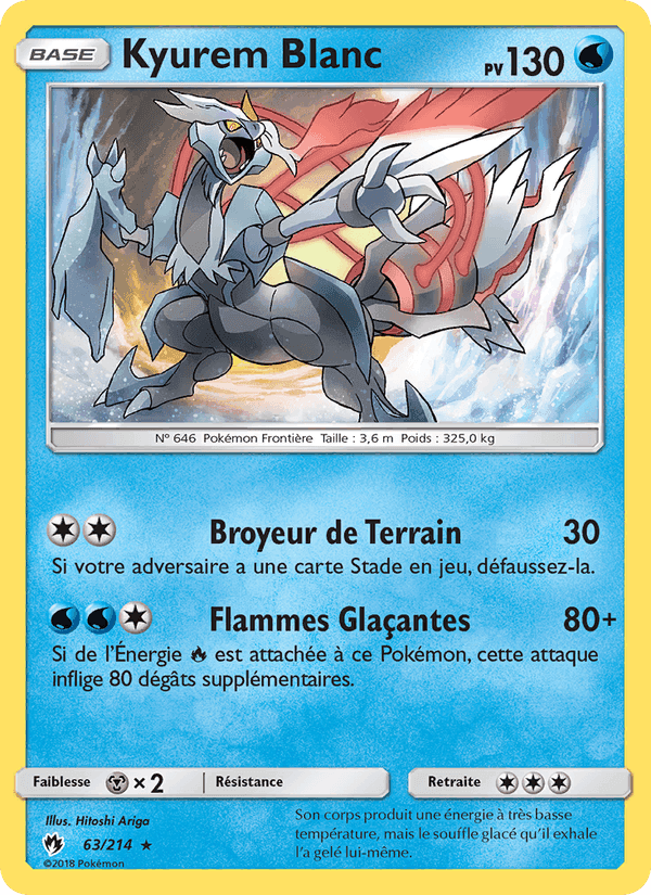 Kyurem Blanc, carta 63 di Tonnerre Perdu