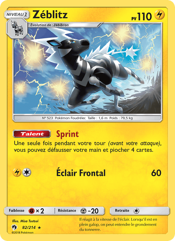 Zéblitz, card 82 from Tonnerre Perdu