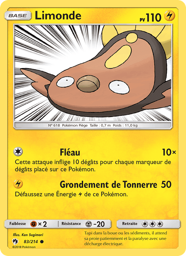 Limonde, carte 83 de Tonnerre Perdu