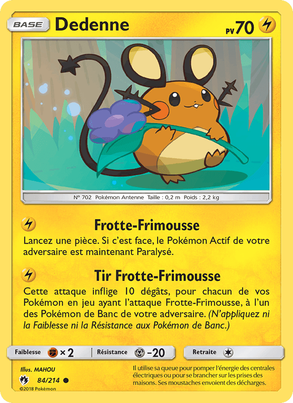 Dedenne, card 84 from Tonnerre Perdu