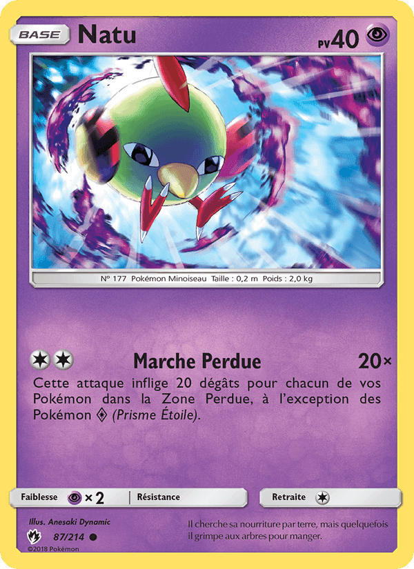 Natu, carte 87 de Tonnerre Perdu