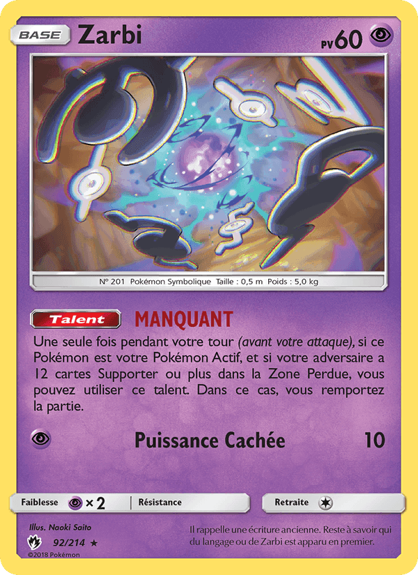 Zarbi, card 92 from Tonnerre Perdu